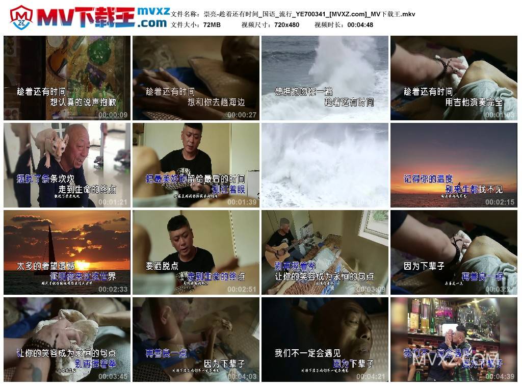 崇亮-趁着还有时间_国语_流行_YE700341